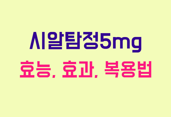 시알탐정5mg