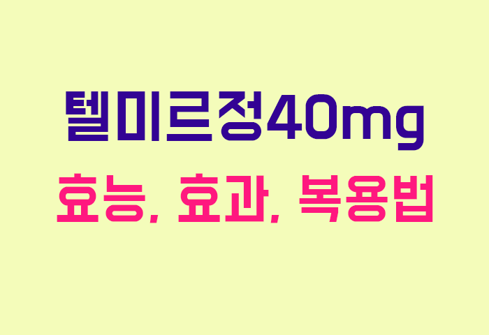 텔미르정40mg