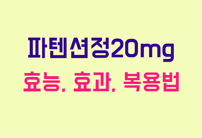 파텐션정20mg