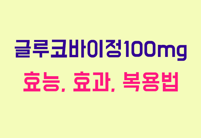 글루코바이정100mg