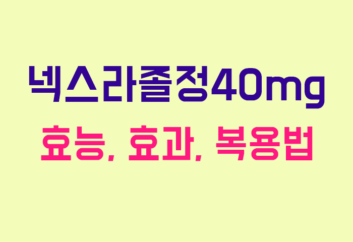 넥스라졸정40mg