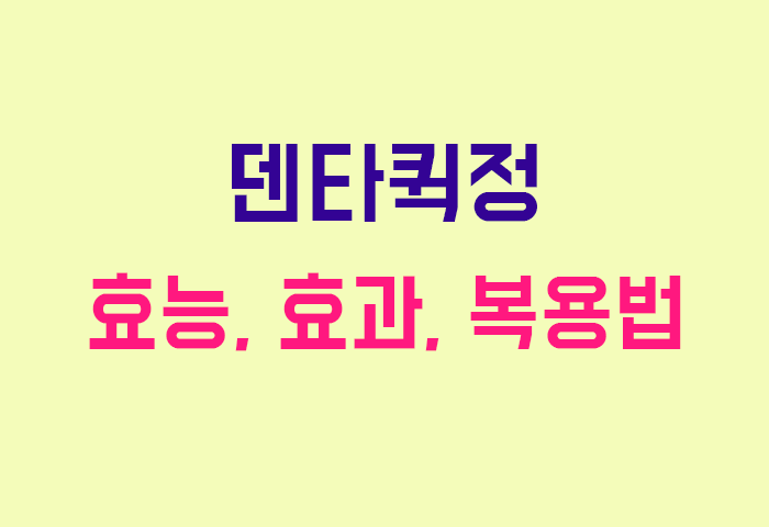 덴타퀵정