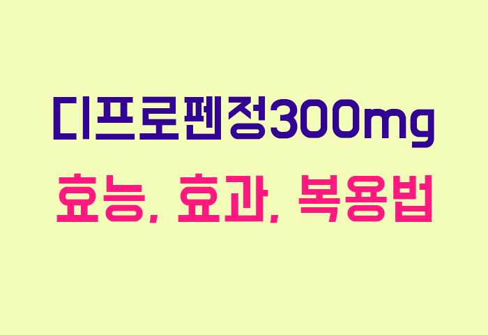 디프로펜정300mg