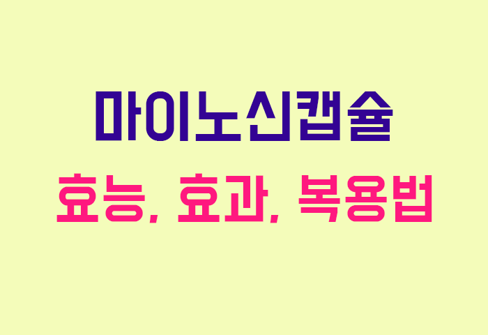 마이노신캡슐