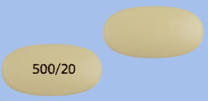 비모보정500/20mg 약