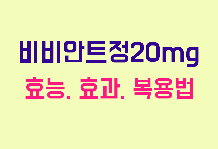 비비안트정20mg