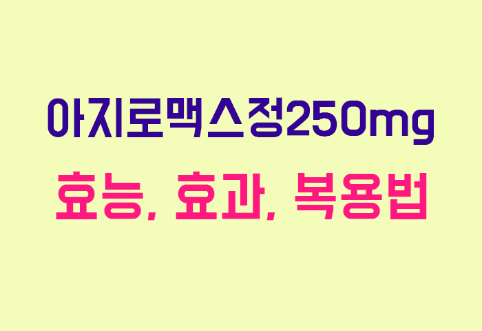 아지로맥스정250mg