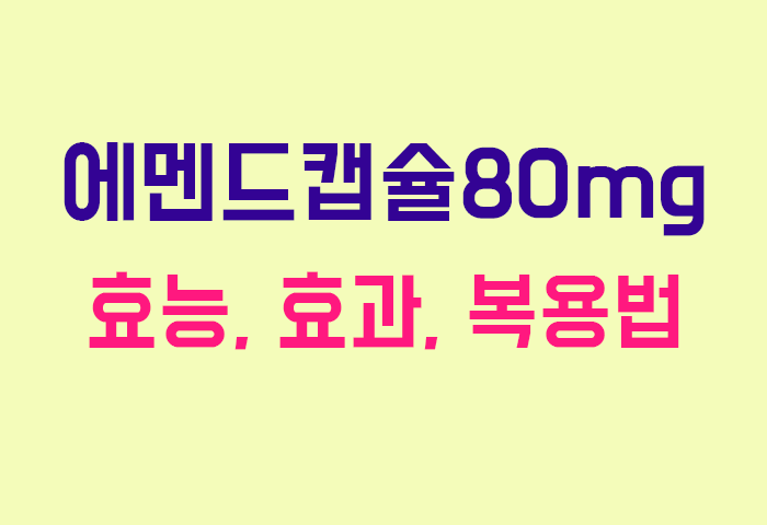 에멘드캡슐80mg