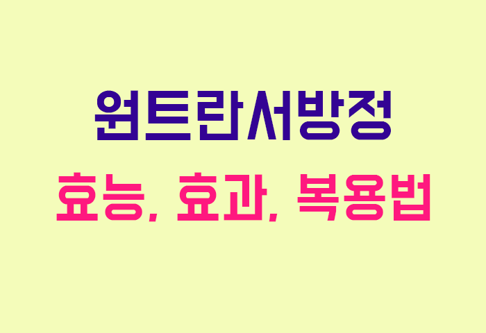원트란서방정