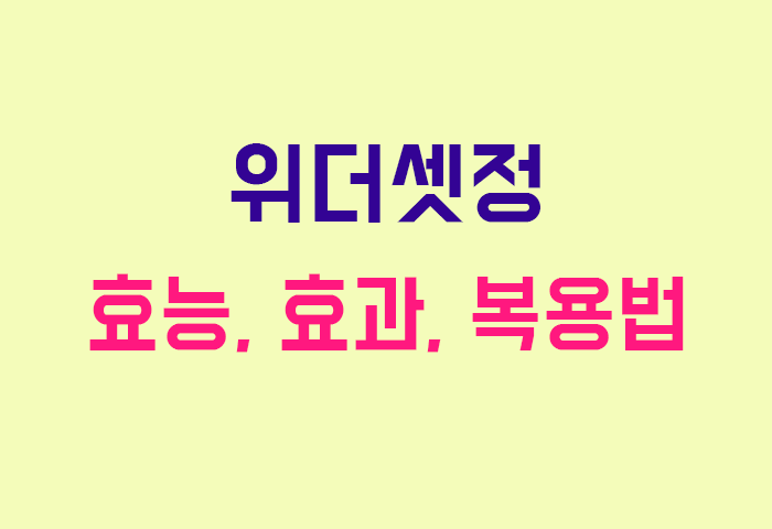 위더셋정
