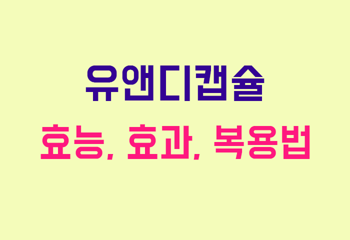 유앤디캡슐