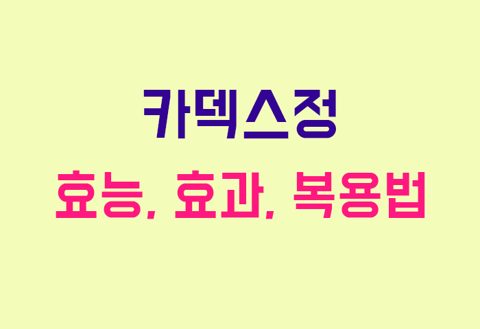 카덱스정
