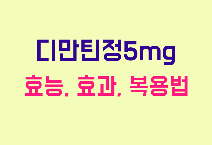 디만틴정5mg