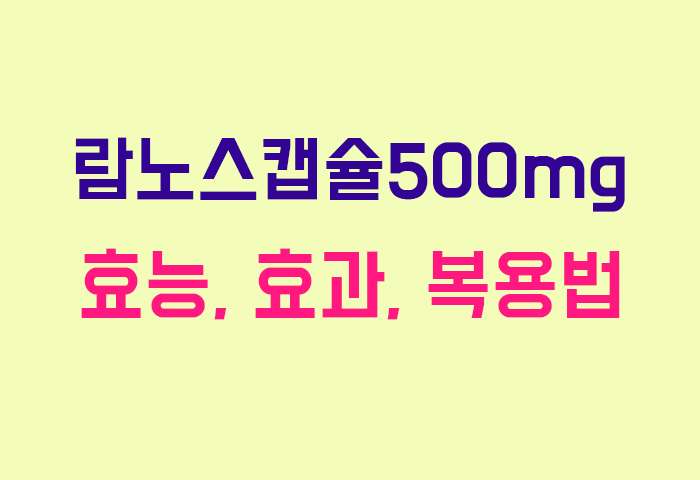 람노스캡슐500mg