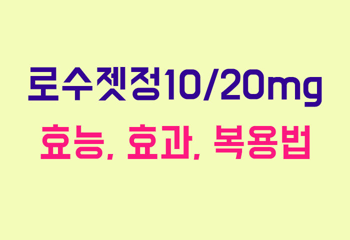 로수젯정10/20mg