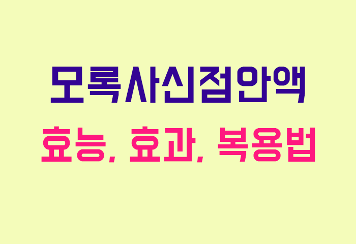 모록사신점안액