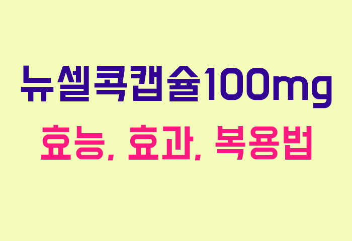 뉴셀콕캡슐100mg