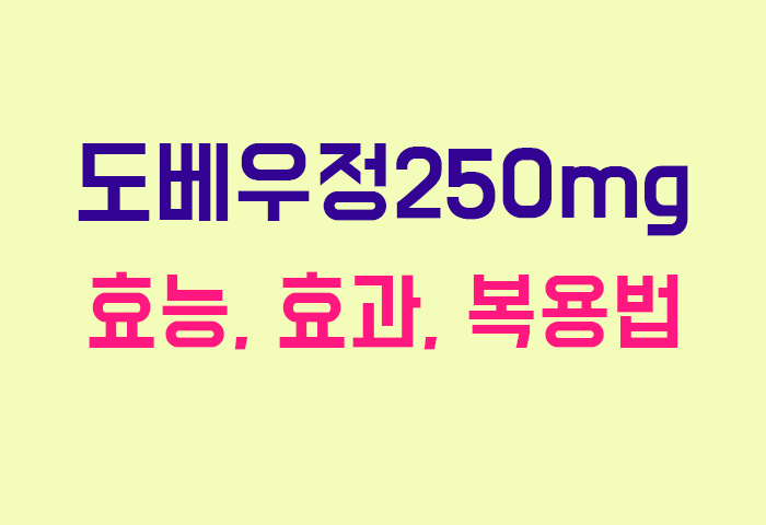 도베우정250mg
