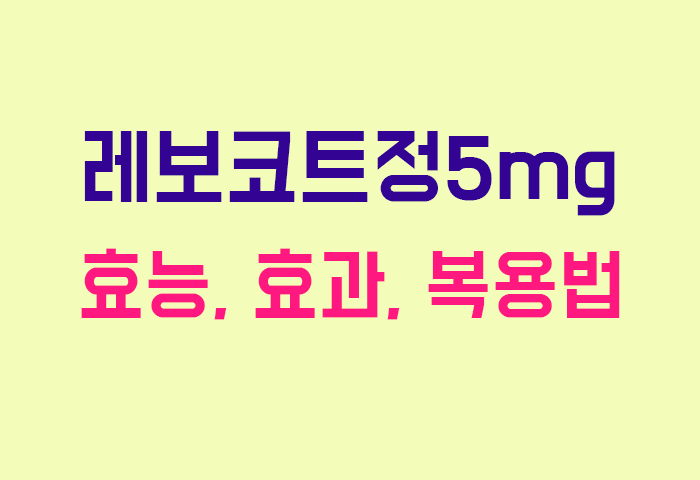 레보코트정5mg
