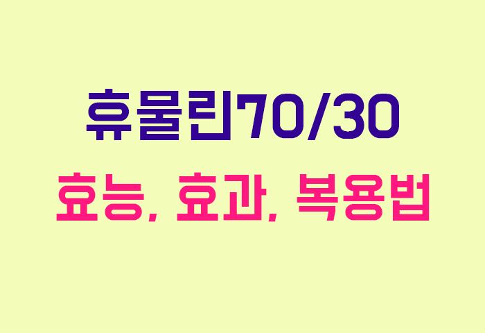 휴물린70/30