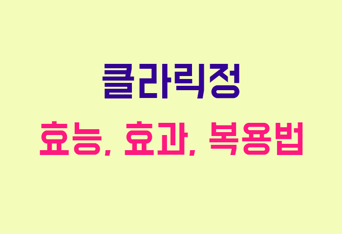 클라릭정