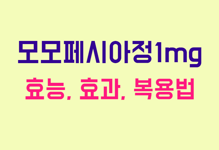 모모페시아정1mg