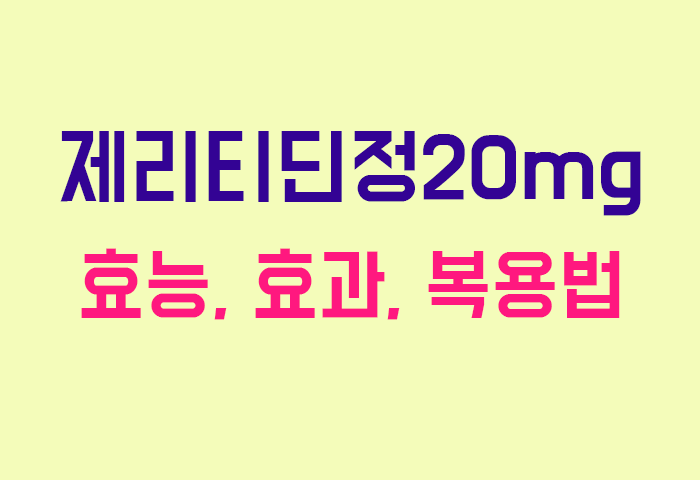 제리티딘정20mg