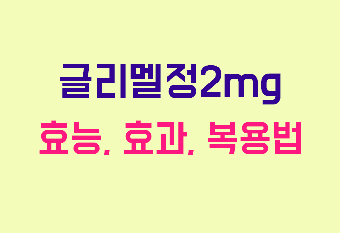 글리멜정2mg