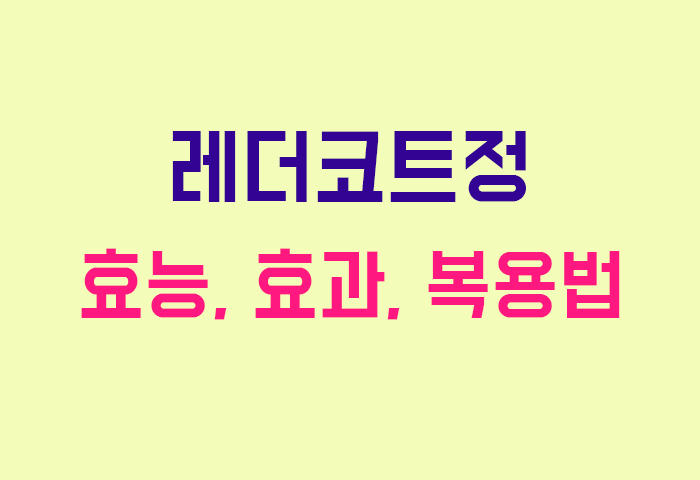 레더코트정