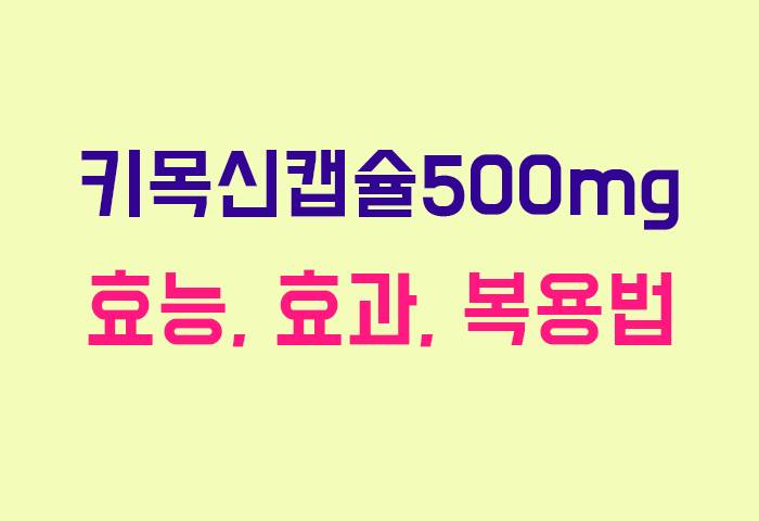 키목신캡슐500mg