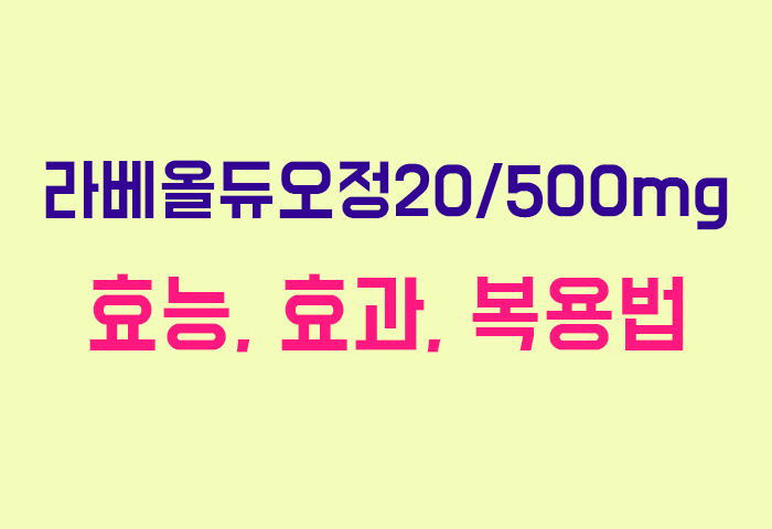 라베올듀오정20/500mg