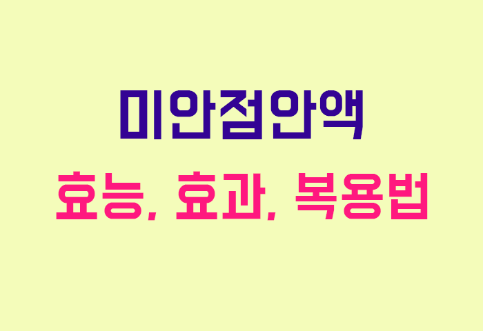 미안점안액