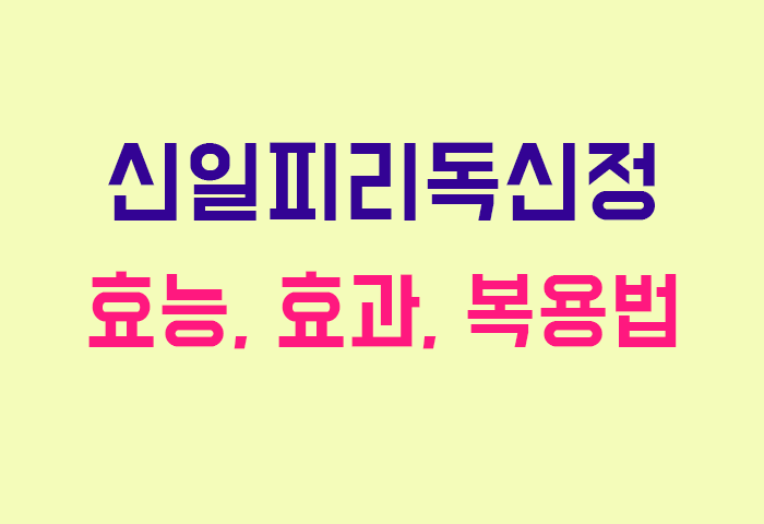 신일피리독신정