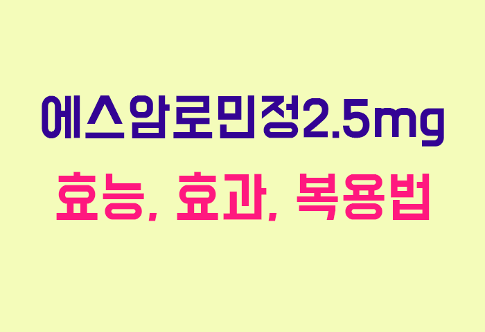 에스암로민정2.5mg