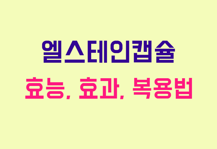 엘스테인캡슐