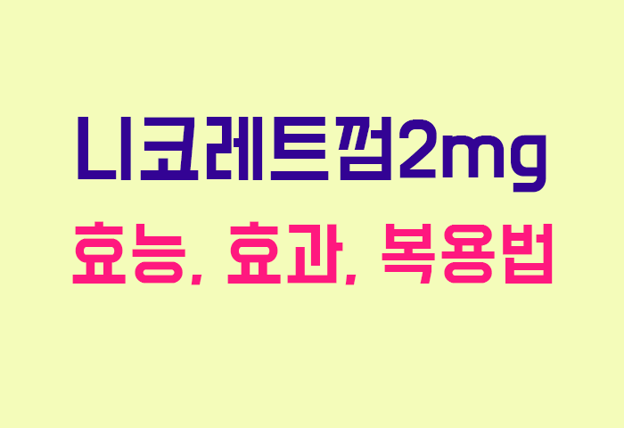 니코레트껌2mg