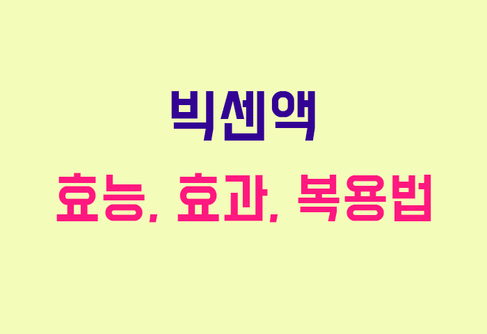 빅센액