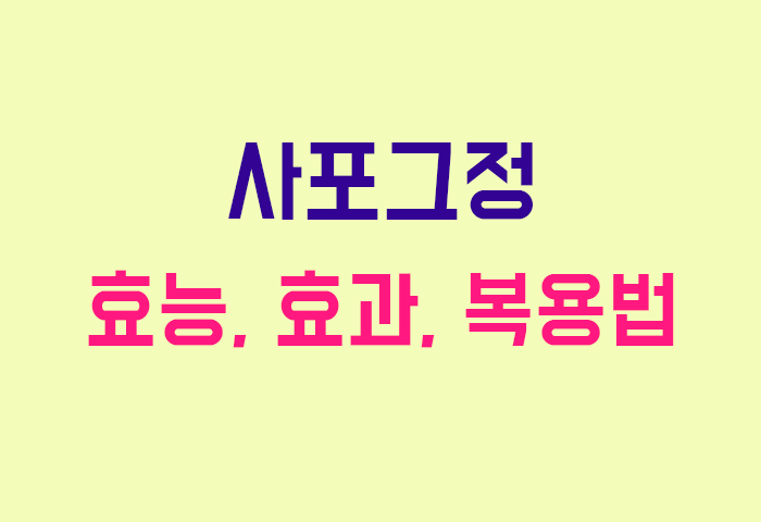 사포그정