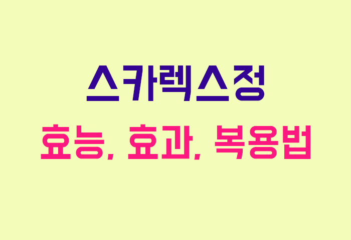 스카렉스정