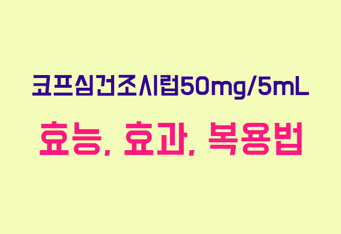 코프심건조시럽50mg/5mL