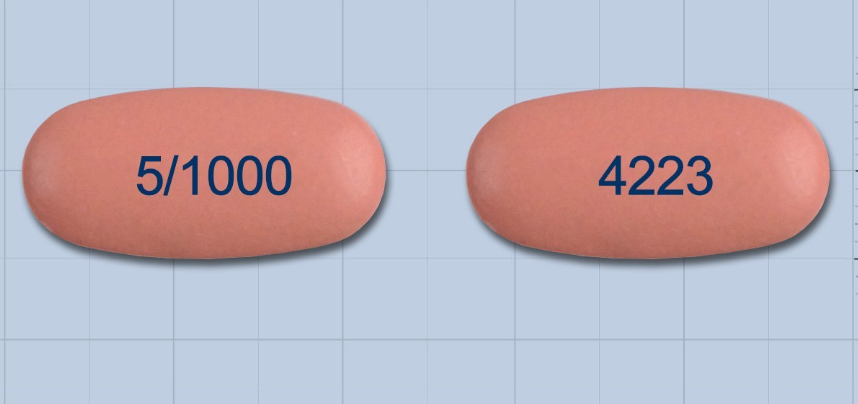 콤비글라이즈서방정5/1000mg 약