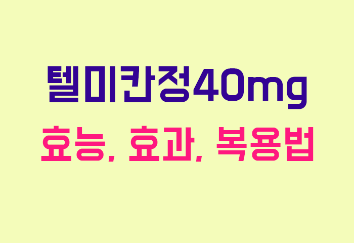 텔미칸정40mg