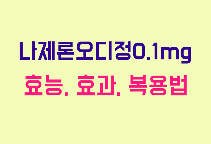 나제론오디정0.1mg