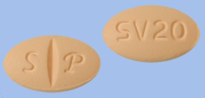 심바스틴정20mg 약