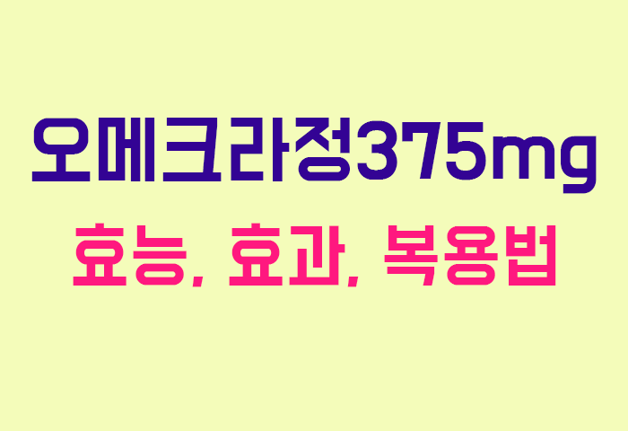 오메크라정375mg