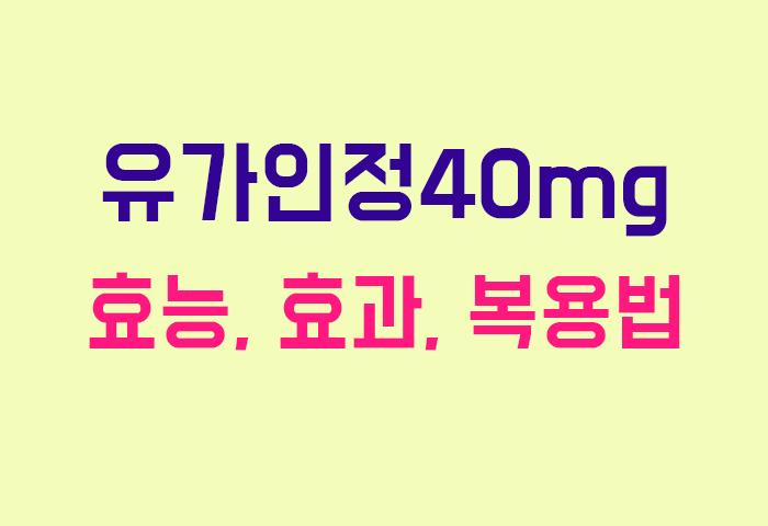유가인정40mg